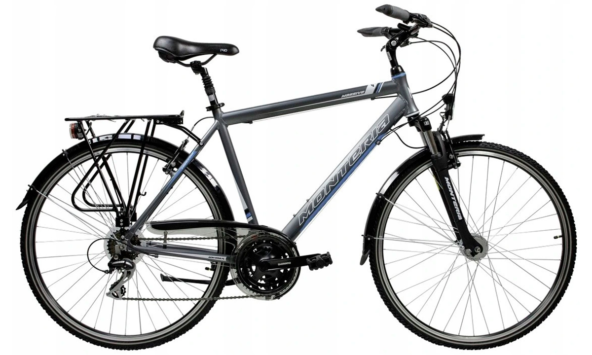 Фотографія Велосипед Monteria MASSIVE 2.0 28" (2020) 2020 сіро-синій